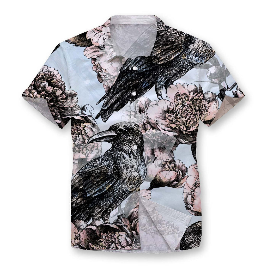 Pollogie™ Lost Raven Button Shirt