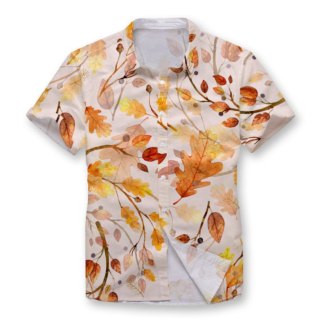 Pollogie™ Autumn Dance Button Shirt