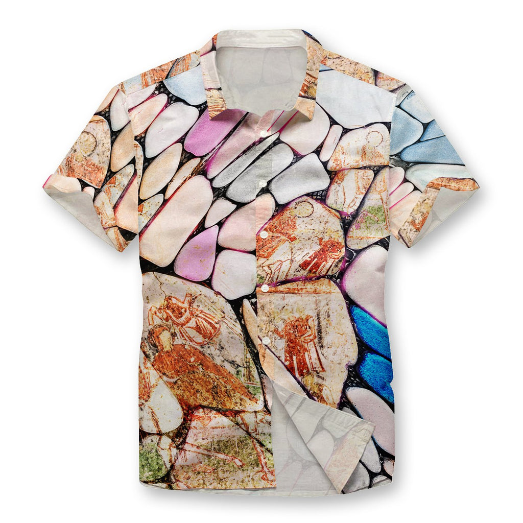 Pollogie™ Cave Mural Button Shirt