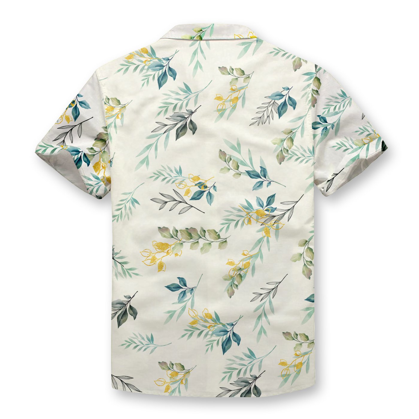 Pollogie™ Oil Paint Leaf Button Shirt