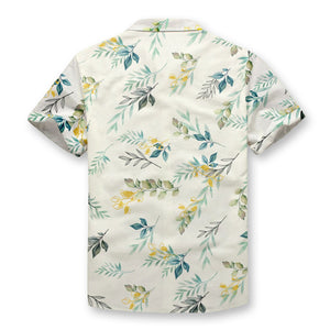 Pollogie™ Oil Paint Leaf Button Shirt
