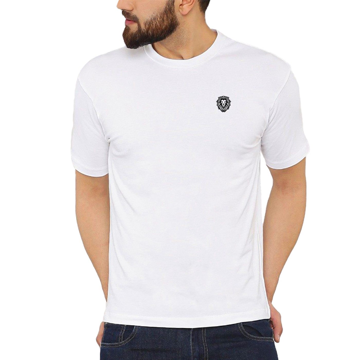 Pollogie™ Lion Symbol Embroidered T-Shirt