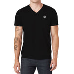 Pollogie™ Lion Symbol Embroidered V-Neck T-Shirt