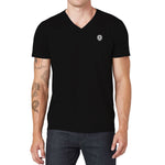 Pollogie™ Lion Symbol Embroidered V-Neck T-Shirt