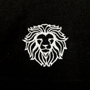 Pollogie™ Lion Symbol Embroidered V-Neck T-Shirt