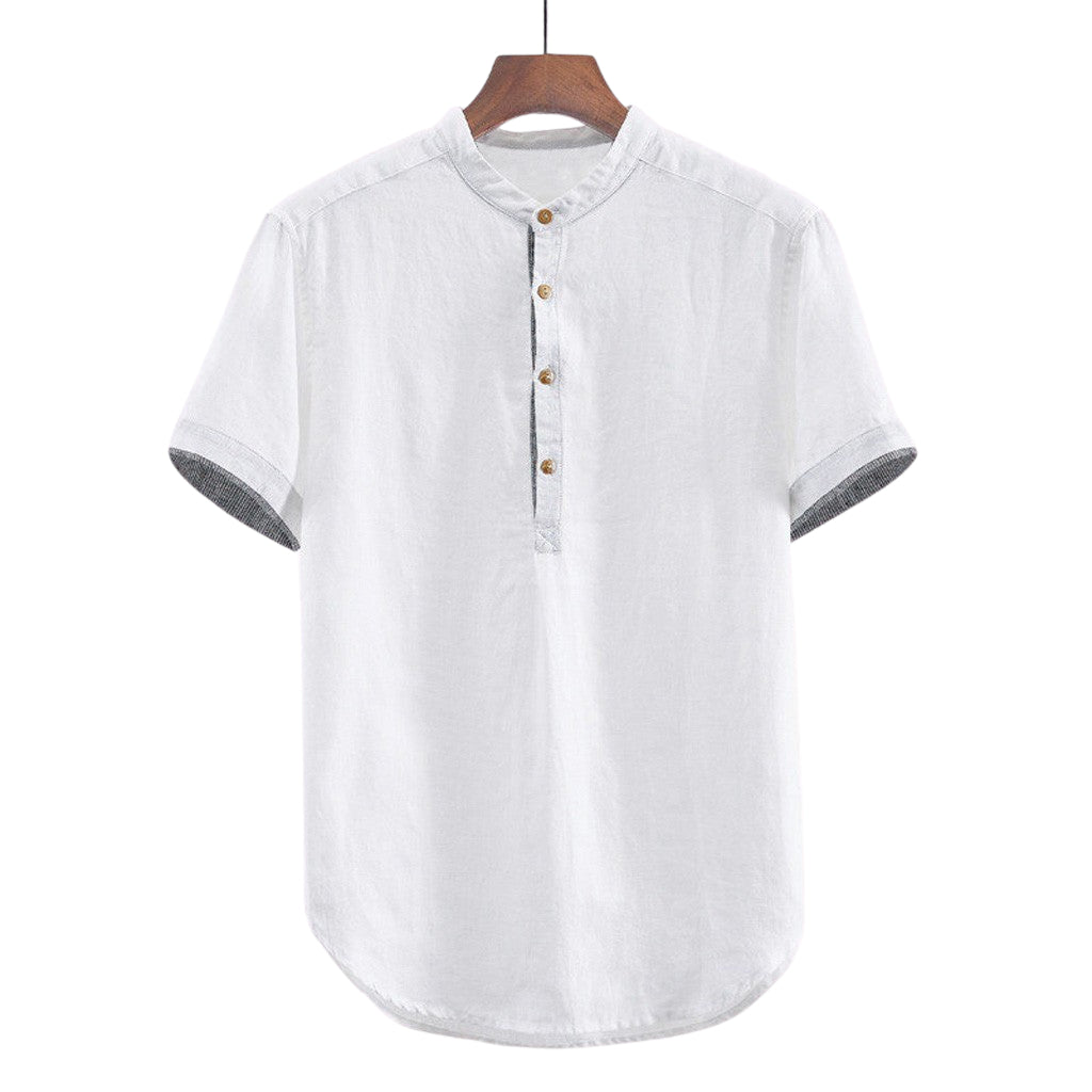 Pollogie™ Gilberto Linen Blend Shirt