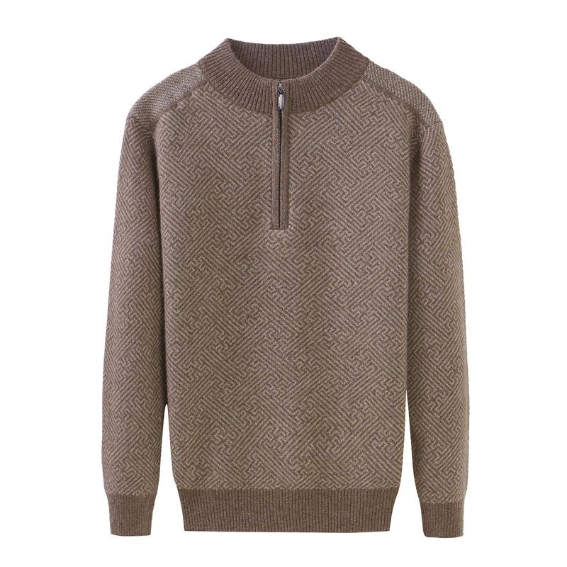 Pollogie™ Half Zip Vintage Sweater