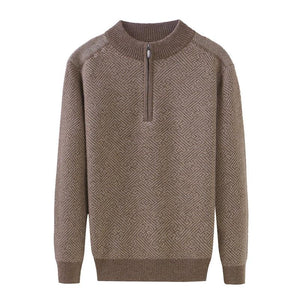 Pollogie™ Half Zip Vintage Sweater
