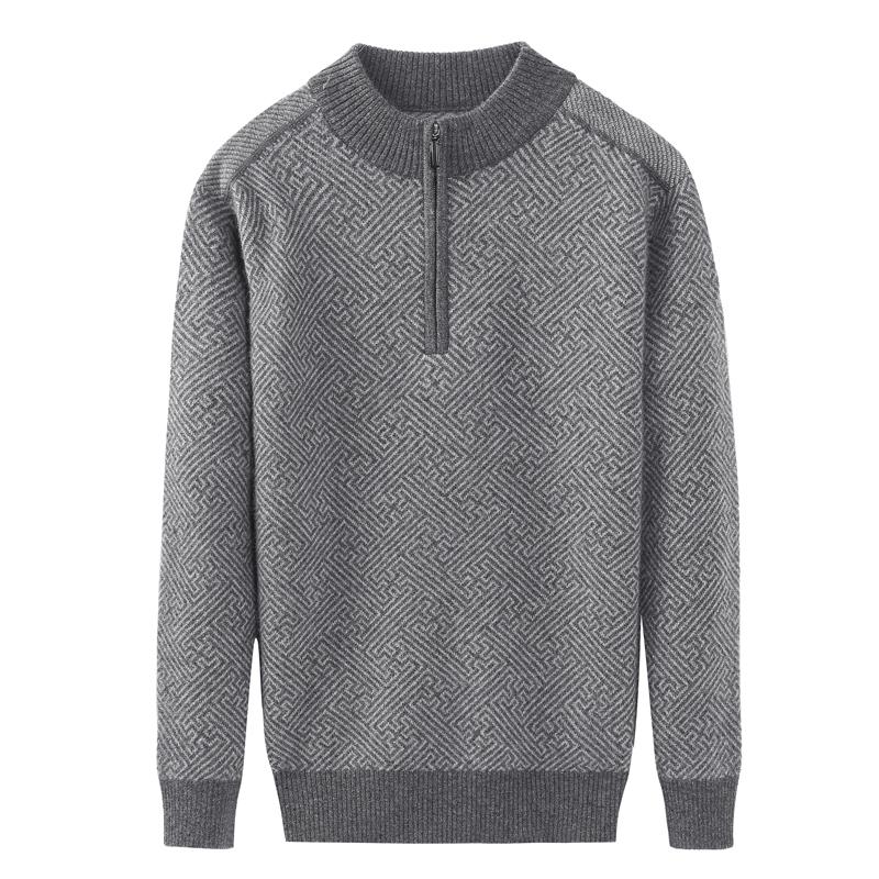 Pollogie™ Half Zip Vintage Sweater