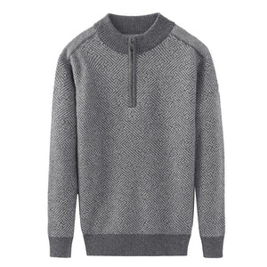 Pollogie™ Half Zip Vintage Sweater