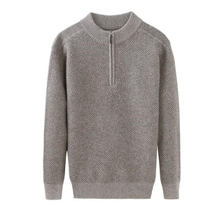 Pollogie™ Half Zip Vintage Sweater