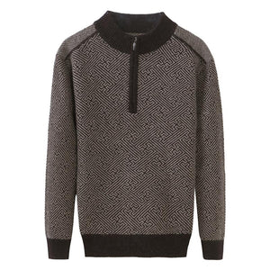 Pollogie™ Half Zip Vintage Sweater