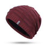 Pollogie™ Horizontal Striped Knit Beanie