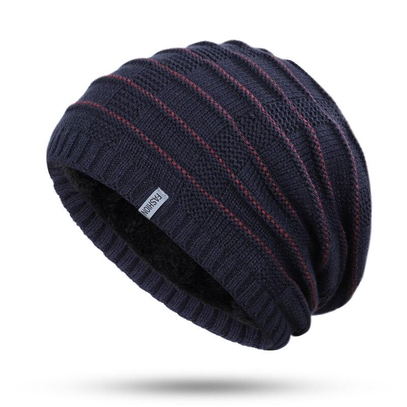 Pollogie™ Horizontal Striped Knit Beanie