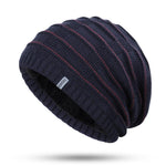 Pollogie™ Horizontal Striped Knit Beanie