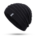 Pollogie™ Horizontal Striped Knit Beanie