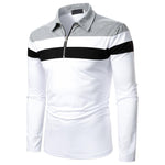 Pollogie™ Long Sleeve Zipper Polo Shirt