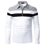 Pollogie™ Long Sleeve Zipper Polo Shirt
