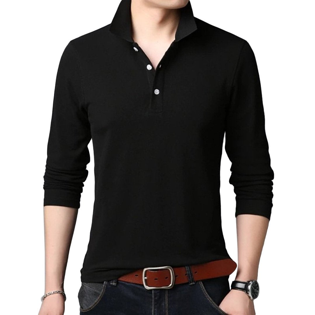Pollogie™ Premium Long Sleeve Polo Shirt