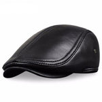 Pollogie™ Black Leather Cap