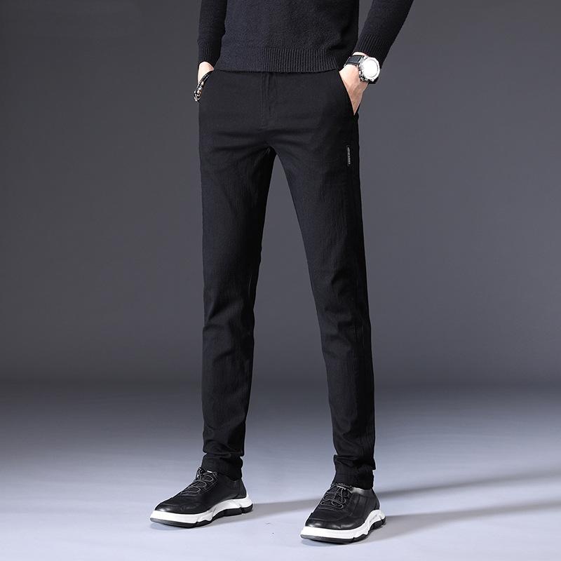 Pollogie™ Plain Slim-Fit Pants