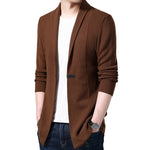 Pollogie™ Solid Single Button Cardigan