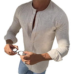 Pollogie™ Light O-Neck Button-Down Shirt