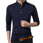 Pollogie™ Business Mandarin Collar Polo Shirt