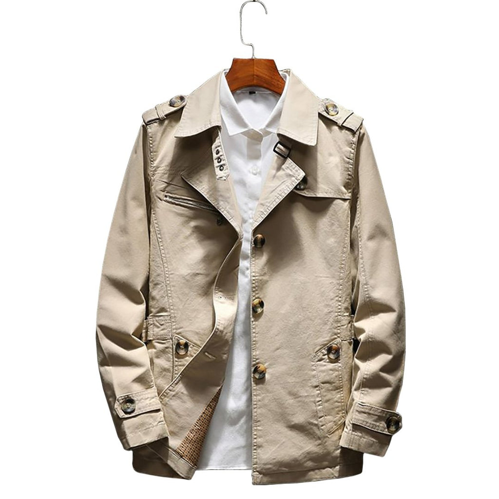 Pollogie™ Elegant Wide-Lapel Overcoat