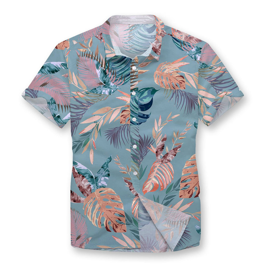 Pollogie™ Chromatic Hibiscus Button Shirt