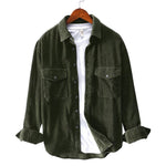 Pollogie™ Loose Corduroy Button-Down Shirt