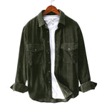 Pollogie™ Loose Corduroy Button-Down Shirt