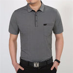 Pollogie™ Casual Gray Polo Shirt