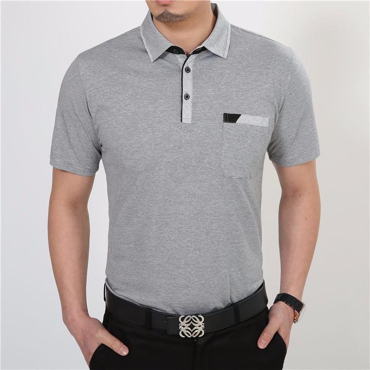 Pollogie™ Casual Gray Polo Shirt