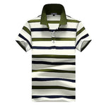 Pollogie™ Striped Fashion Polo Shirt