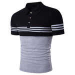 Pollogie™ Unique Striped Polo Shirt
