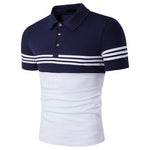 Pollogie™ Unique Striped Polo Shirt