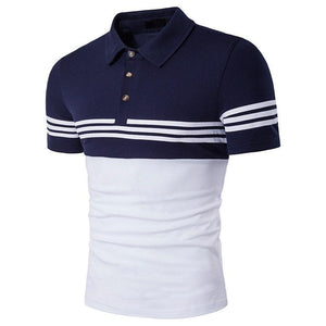 Pollogie™ Unique Striped Polo Shirt