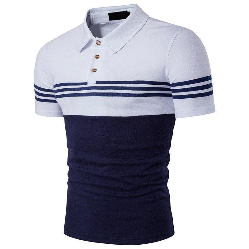 Pollogie™ Unique Striped Polo Shirt