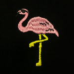 Pollogie™ Flamingo Embroidered T-Shirt