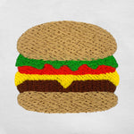 Pollogie™ Burger Embroidered T-Shirt